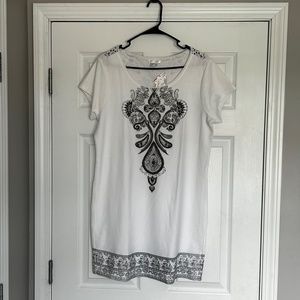Venus Embellished Mini Dress, Size M